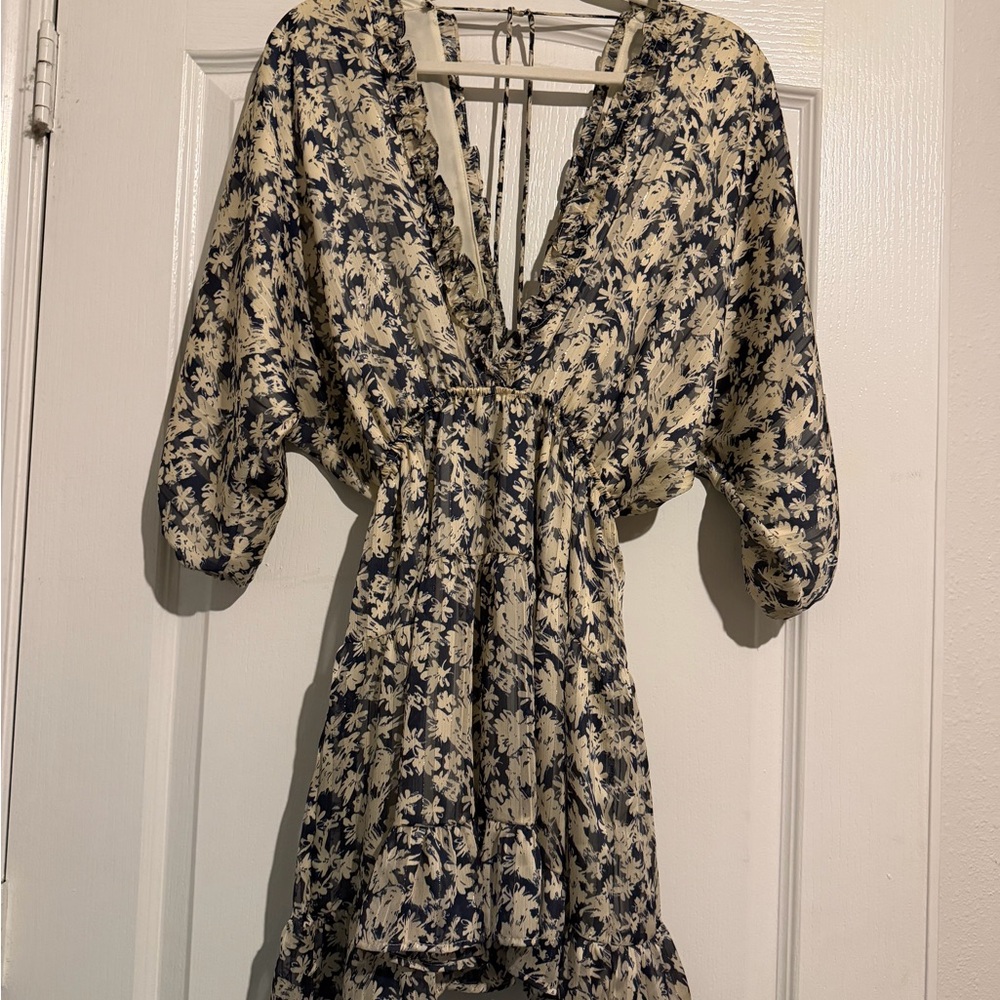 Floral V-Neck Dress